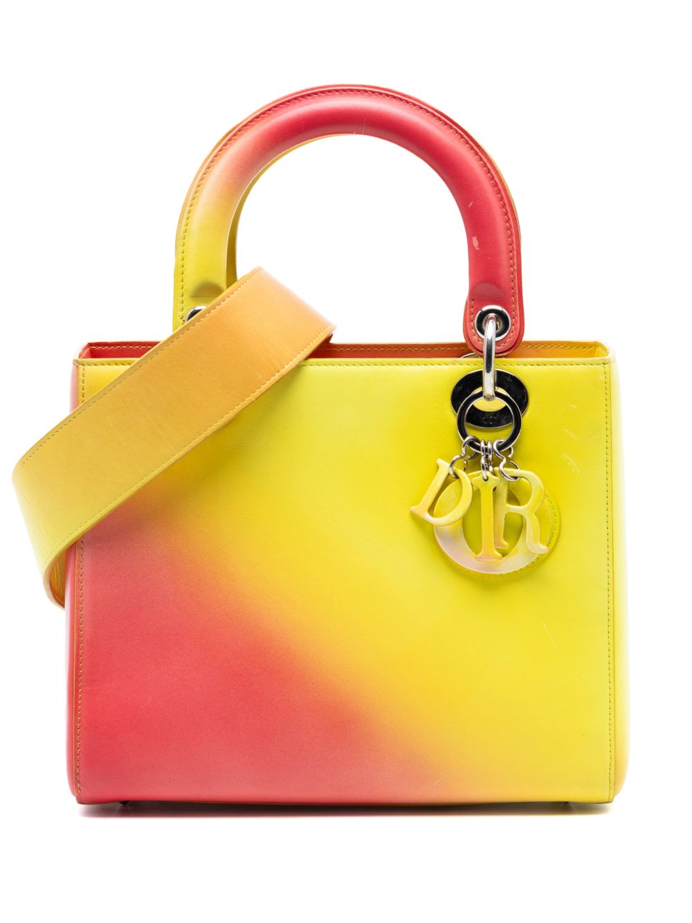 2013 Medium Ombre Calfskin Lady Dior satchel