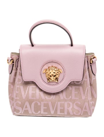 Versace Leather Top Handle Bag