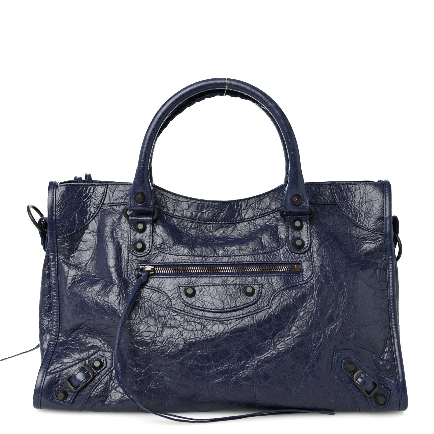 Balenciaga Agneau Arena Classic Hardware Medium Le City Dark Maree