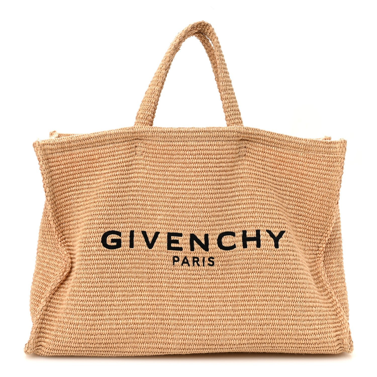 Givenchy Raffia Large G Shopping Tote Natural Natural