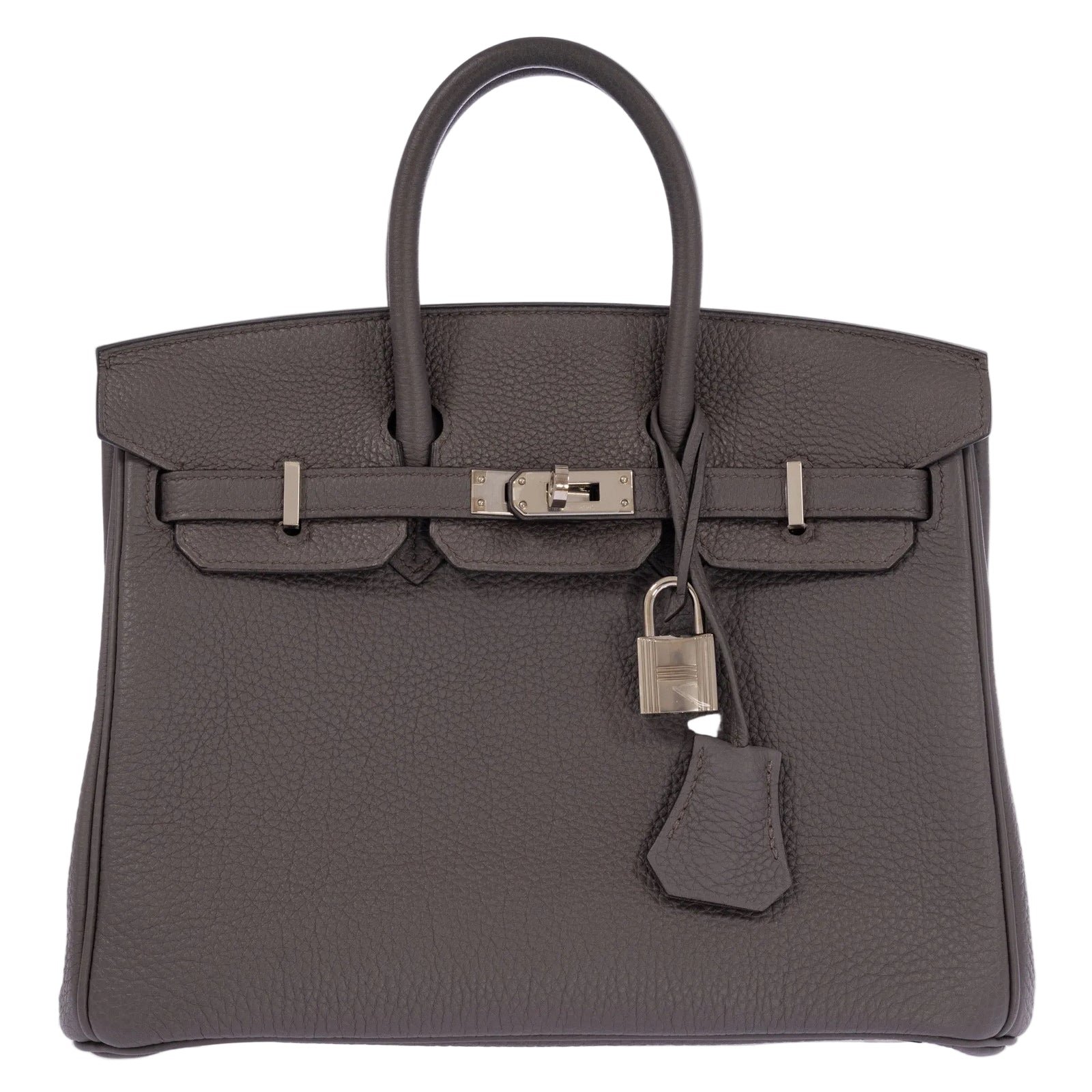 Hermès Birkin 25 Étain Togo Palladium Hardware