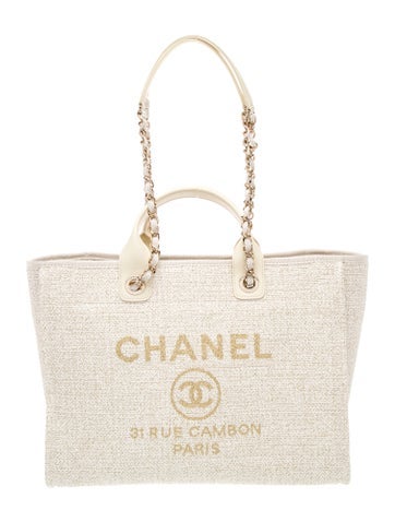 Medium Fabric Deauville Shopping Bag