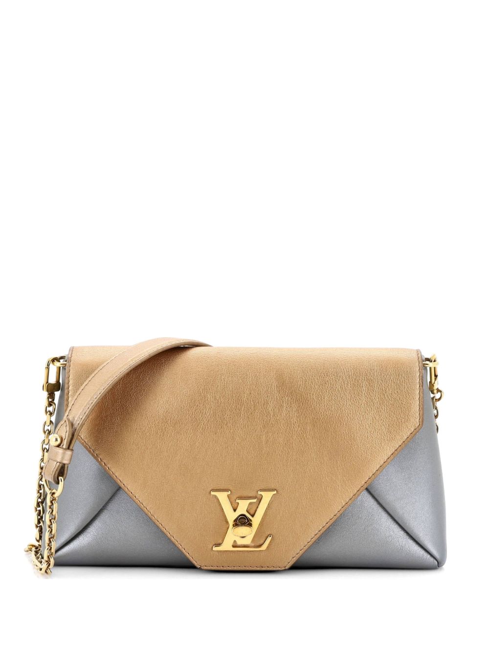 Love Note Chain Clutch Leather crossbody bag