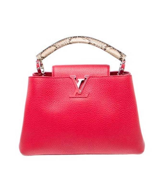 Louis Vuitton Vuitton Taurillon Leather Capucines Bb