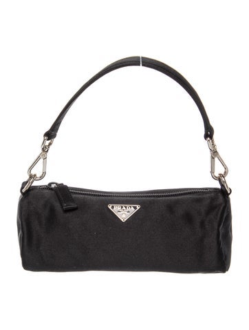 Enameled Metal Triangle Top Handle Bag Mini