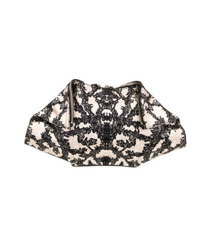 Alexander McQueen Mcqueen Satin Clutch Large