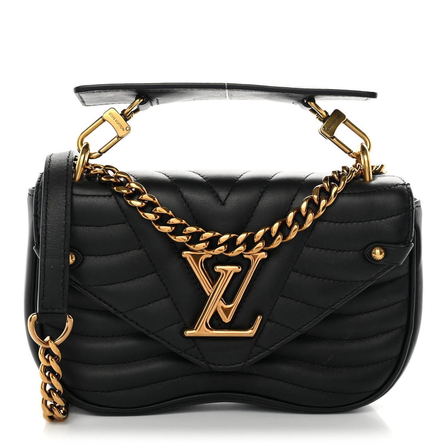 Louis Vuitton Calfskin New Wave Chain PM Black