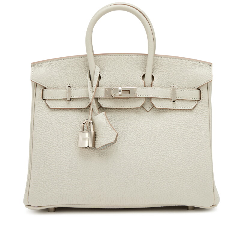 Gris Perle Togo Birkin 25 Palladium Hardware, 2022