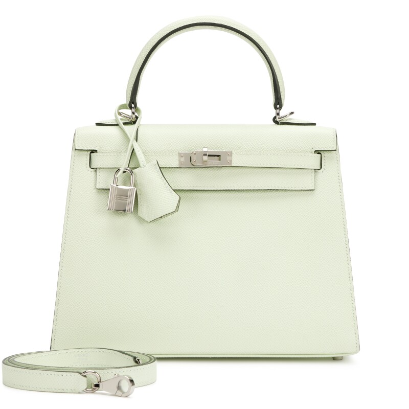 Hermes Vert Fizz Epsom Sellier Kelly 25 Palladium Hardware, 2022