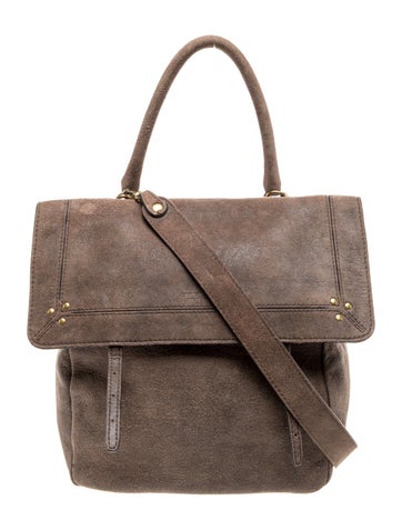 Jerome Dreyfuss Suede Top Handle Bag