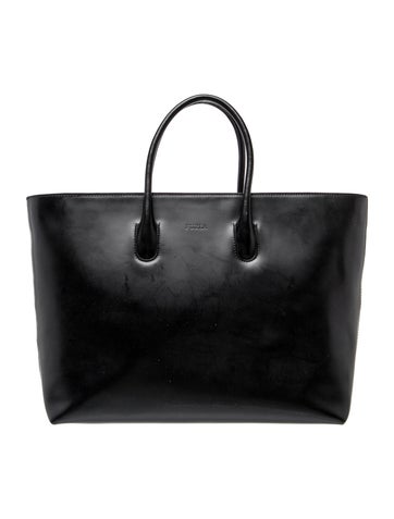 Leather Top Handle Bag