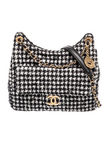Small Wavy Tweed Hobo