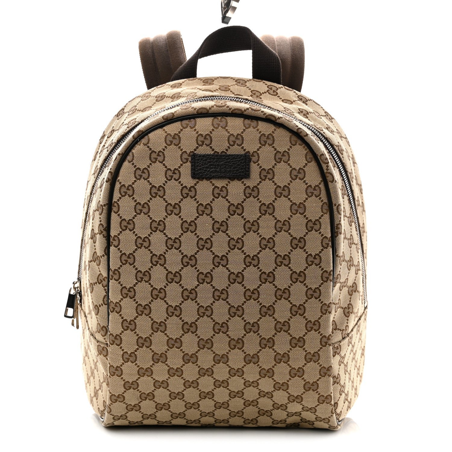 Gucci Monogram Travel Backpack Dark Brown