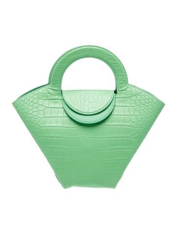 Bottega Veneta Embossed Leather Doll Tote Small