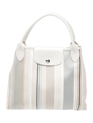 Longchamp Canvas Top Handle Bag
