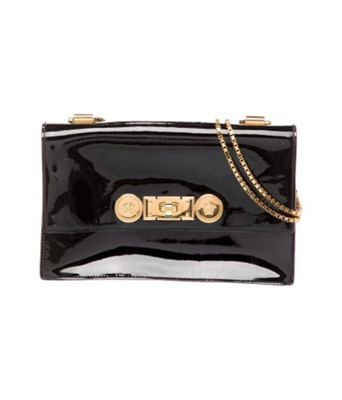 Versace Patent Leather Shoulder Bag