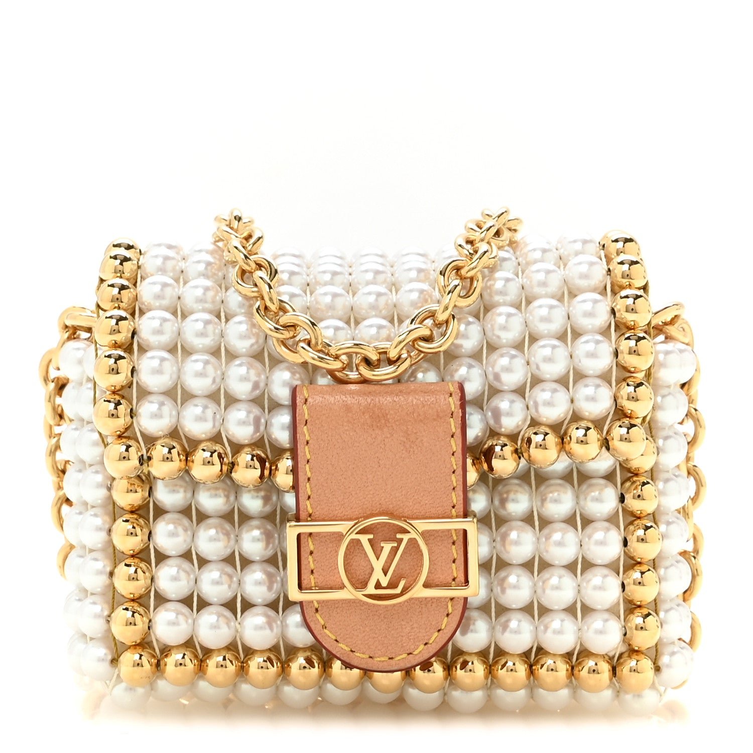 Louis Vuitton Pearl By The Pool Micro Dauphine White