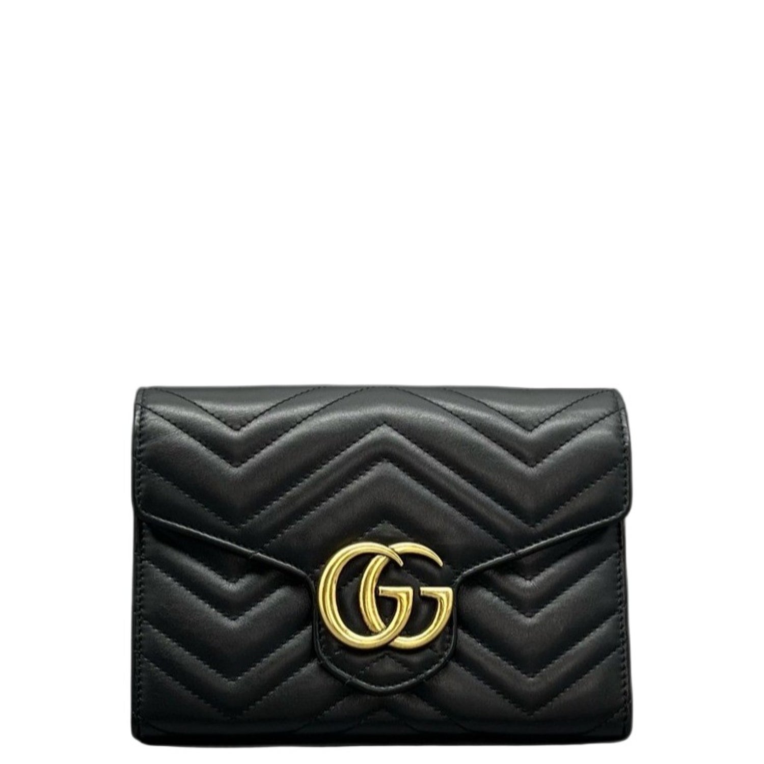 Calfskin Marmont Chain Wallet Mini