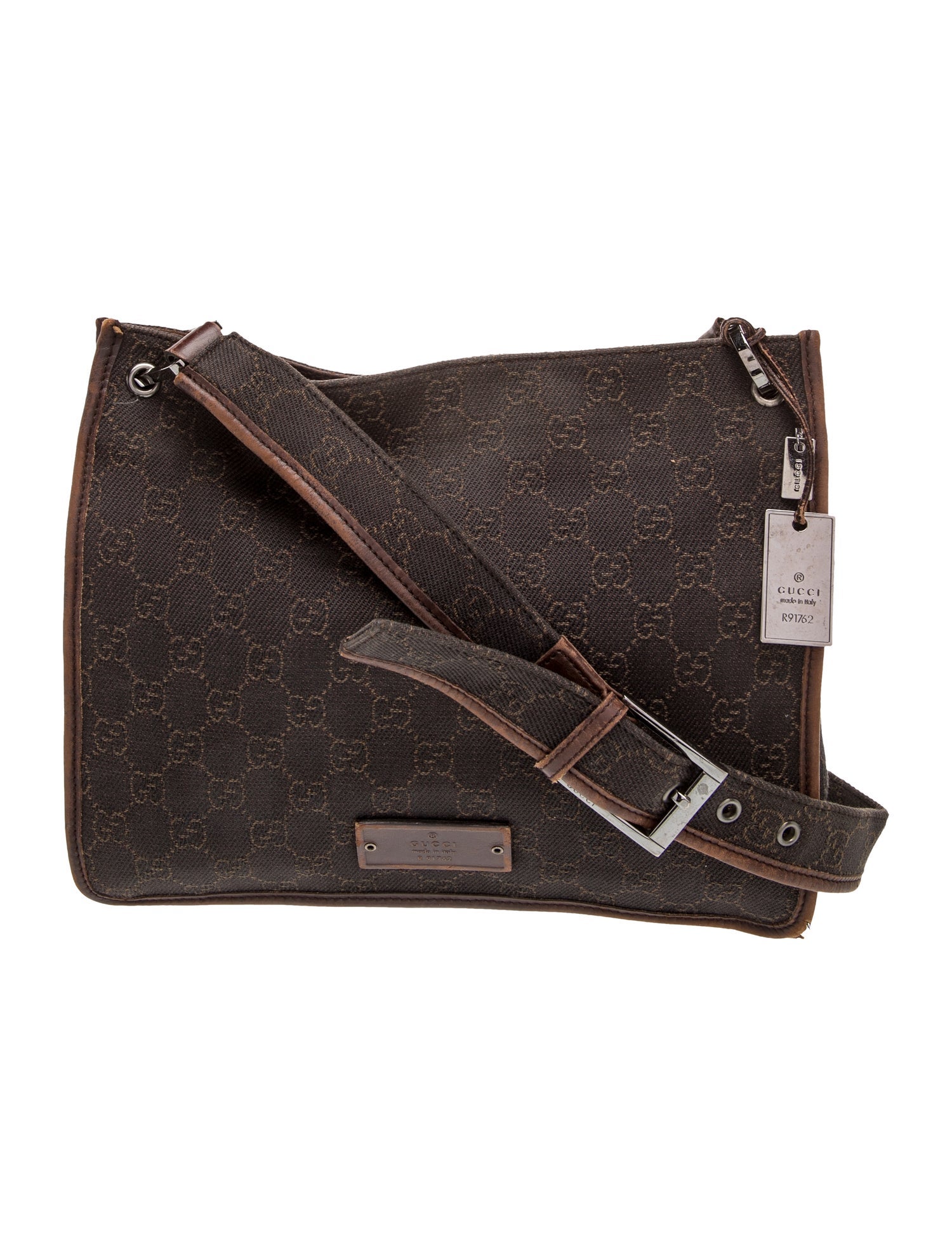 GG Denim Crossbody Bag Vintage
