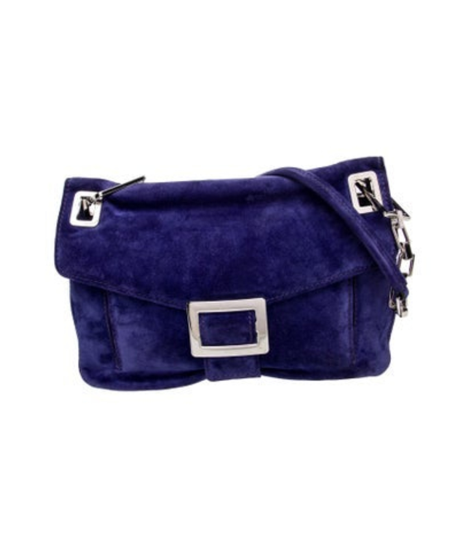 Roger Vivier Vivier Suede Shoulder Bag