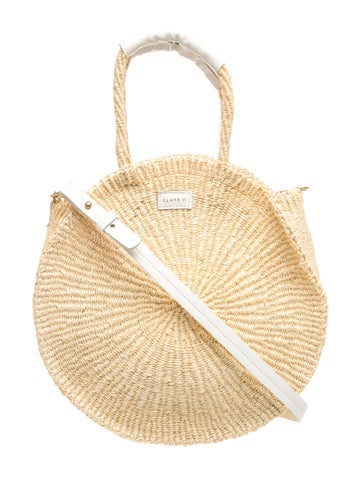 Straw Top Handle Bag