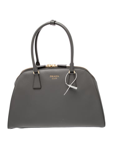 Saffiano Leather Bauletto Large w/ Tags