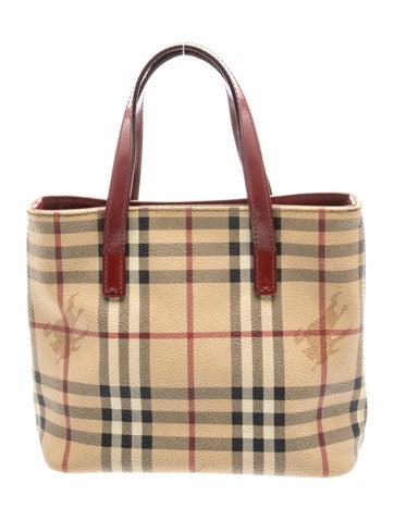 Haymarket Check Top Handle Bag