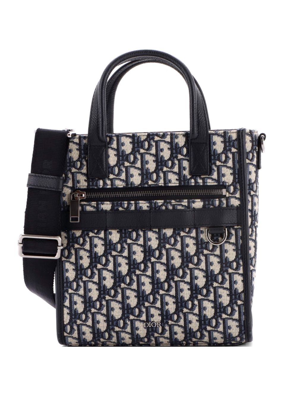 Safari North South Convertible Oblique Canvas Small tote bag