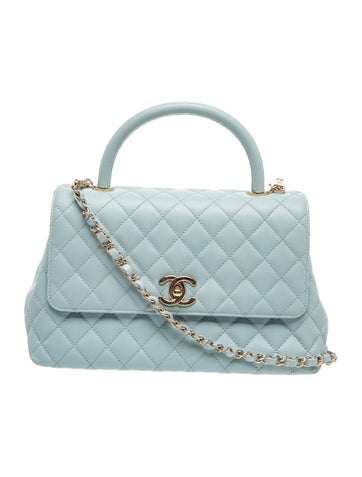 Quilted Caviar Small Coco Handle Bag