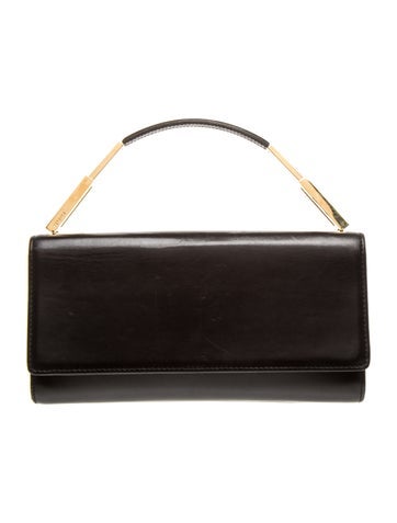 Versace Leather Top Handle Bag