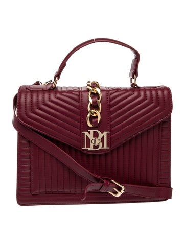 Badgley Mischka Leather Top Handle Bag