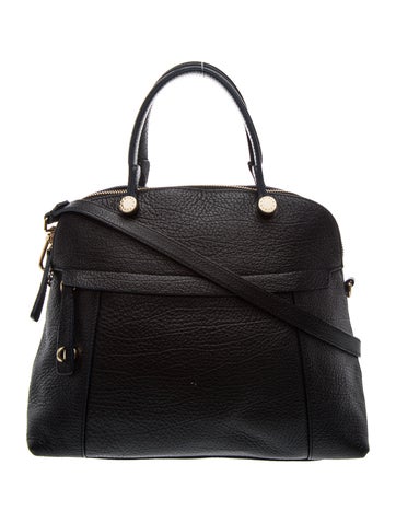 Leather Top Handle Bag