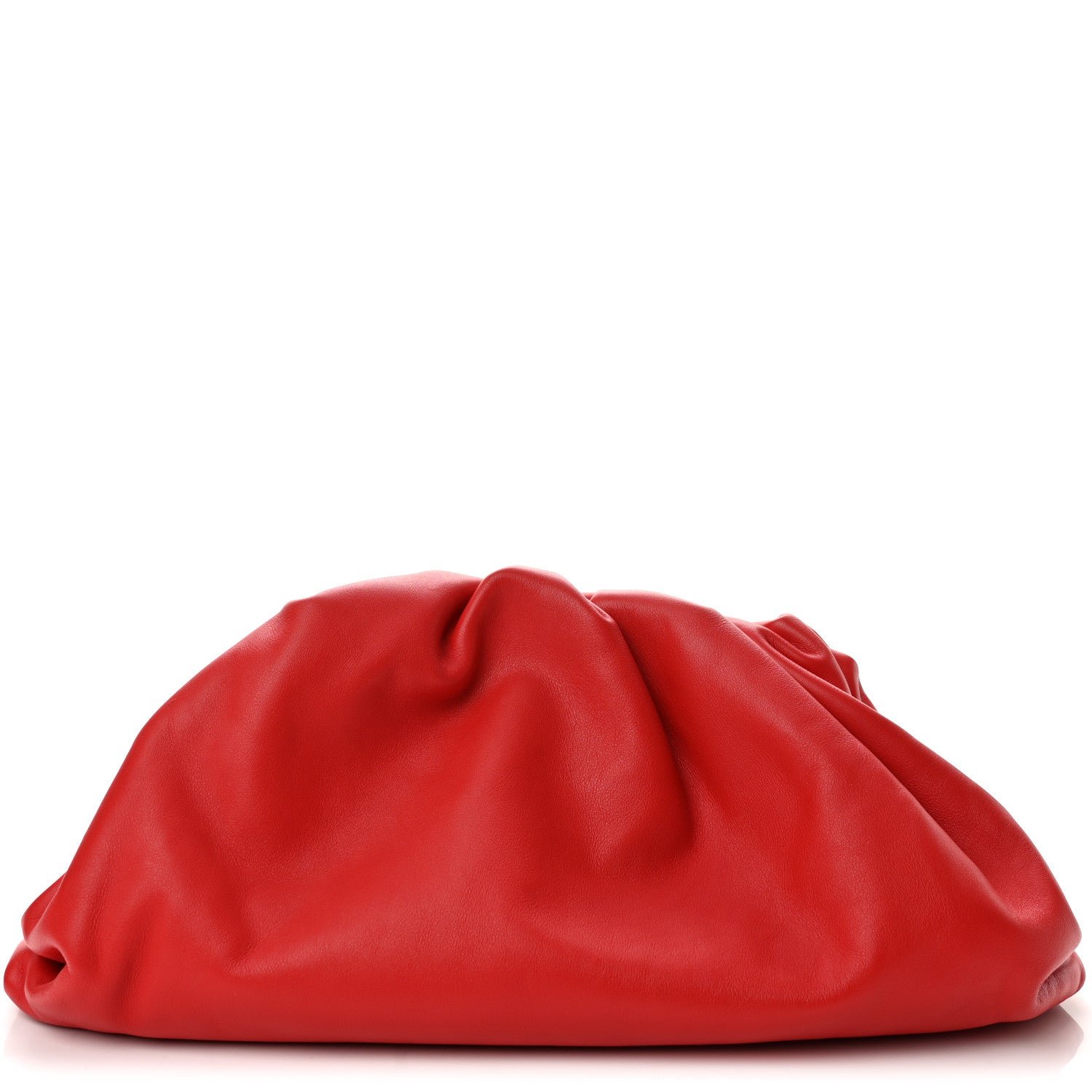 Bottega Veneta Smooth Butter Calf The Pouch Oversized Clutch Nail Polish