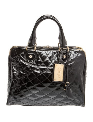 Bally Patent Leather Top Handle Bag