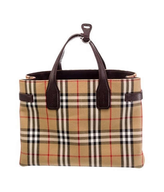 Burberry Nova Check Banner Tote Bag