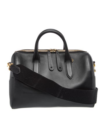 Leather Top Handle Bag