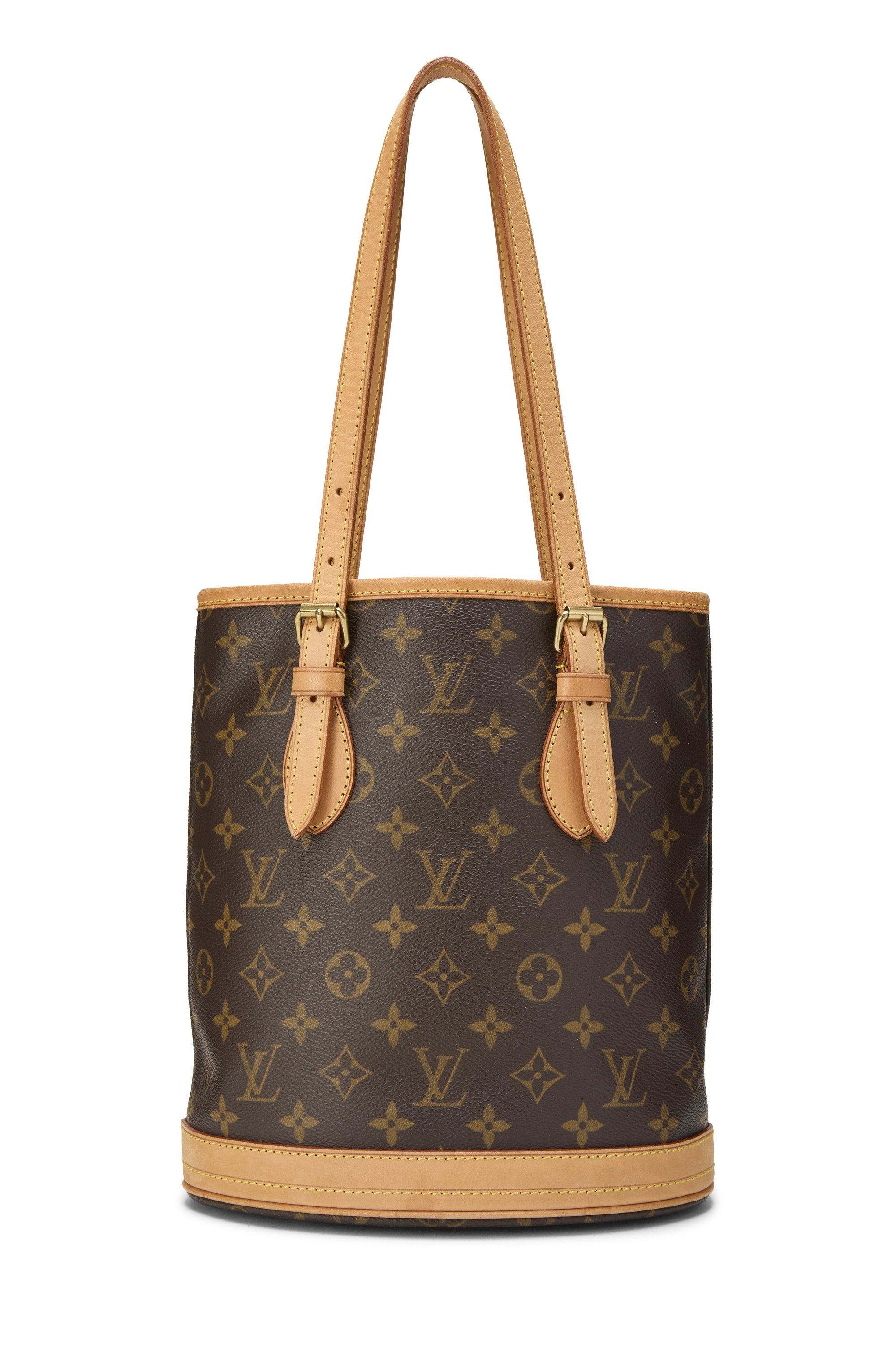Monogram Canvas Bucket Petite