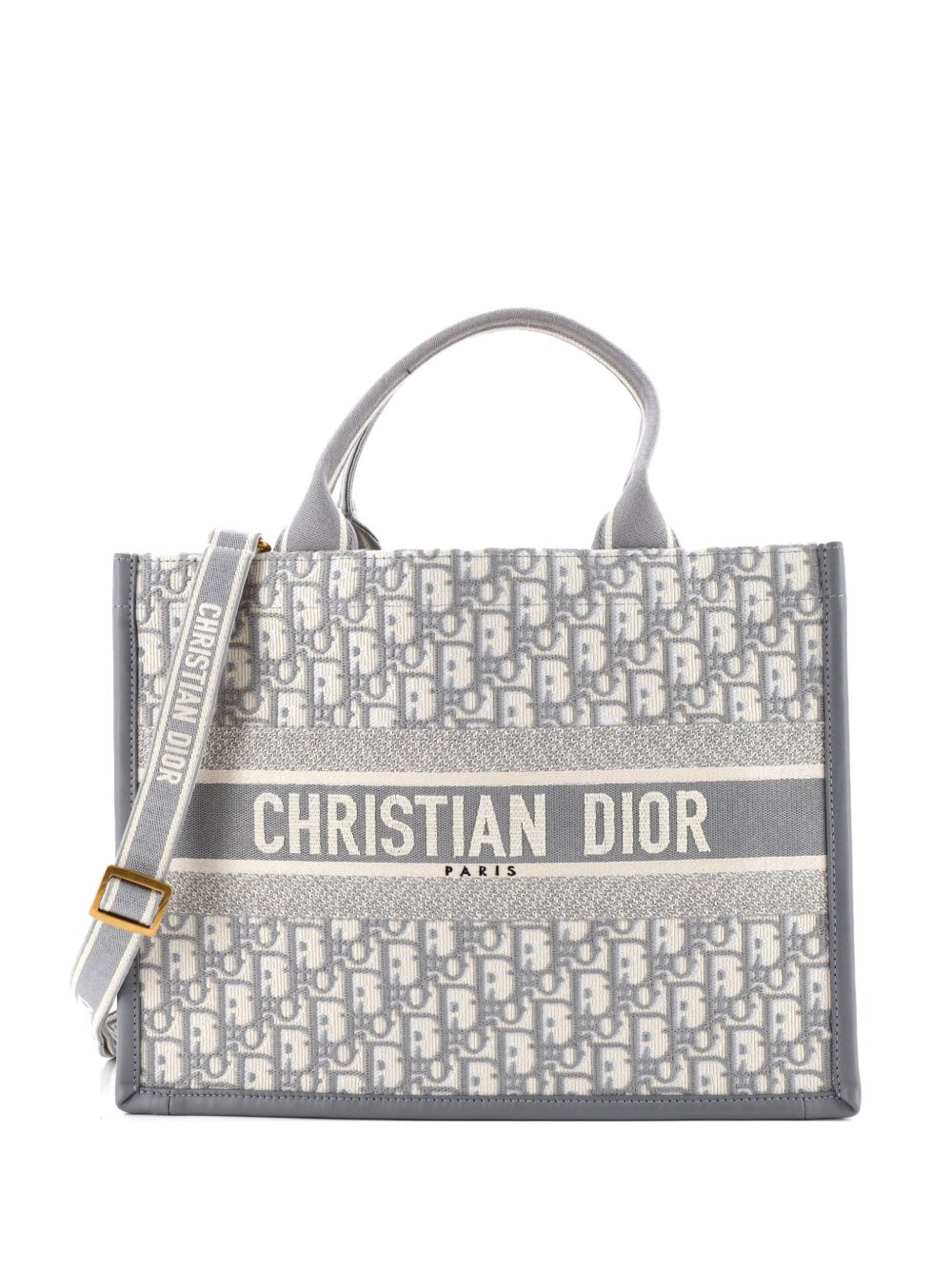 Book with Strap Oblique Canvas Medium tote bag