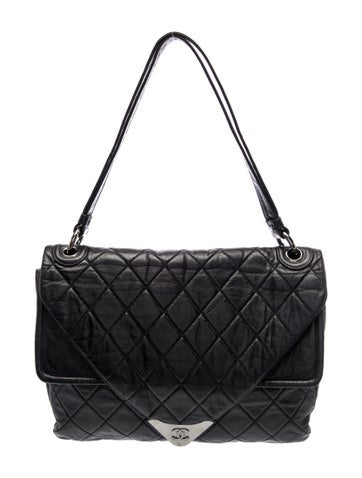 Quilted Envelope Flap Bag