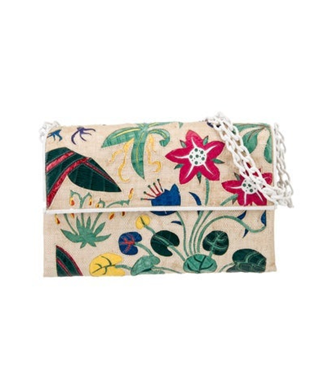 Nancy Gonzalez Gonzalez Straw Shoulder Bag