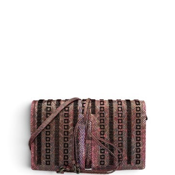 Snakeskin Shoulder Bag