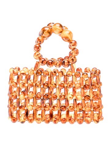 Cult Gaia Acrylic Top Handle Bag w/ Tags
