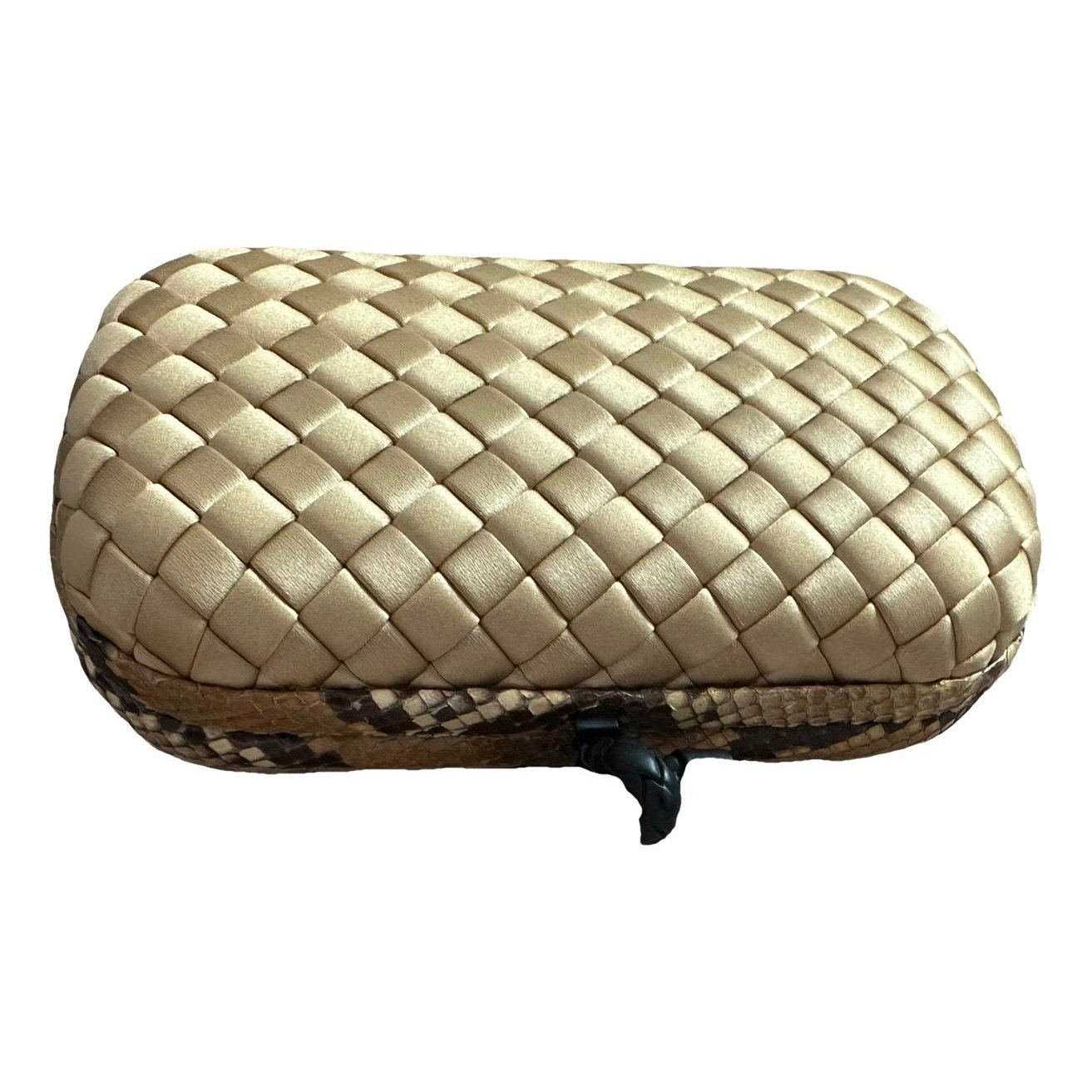 Pochette Knot silk clutch bag