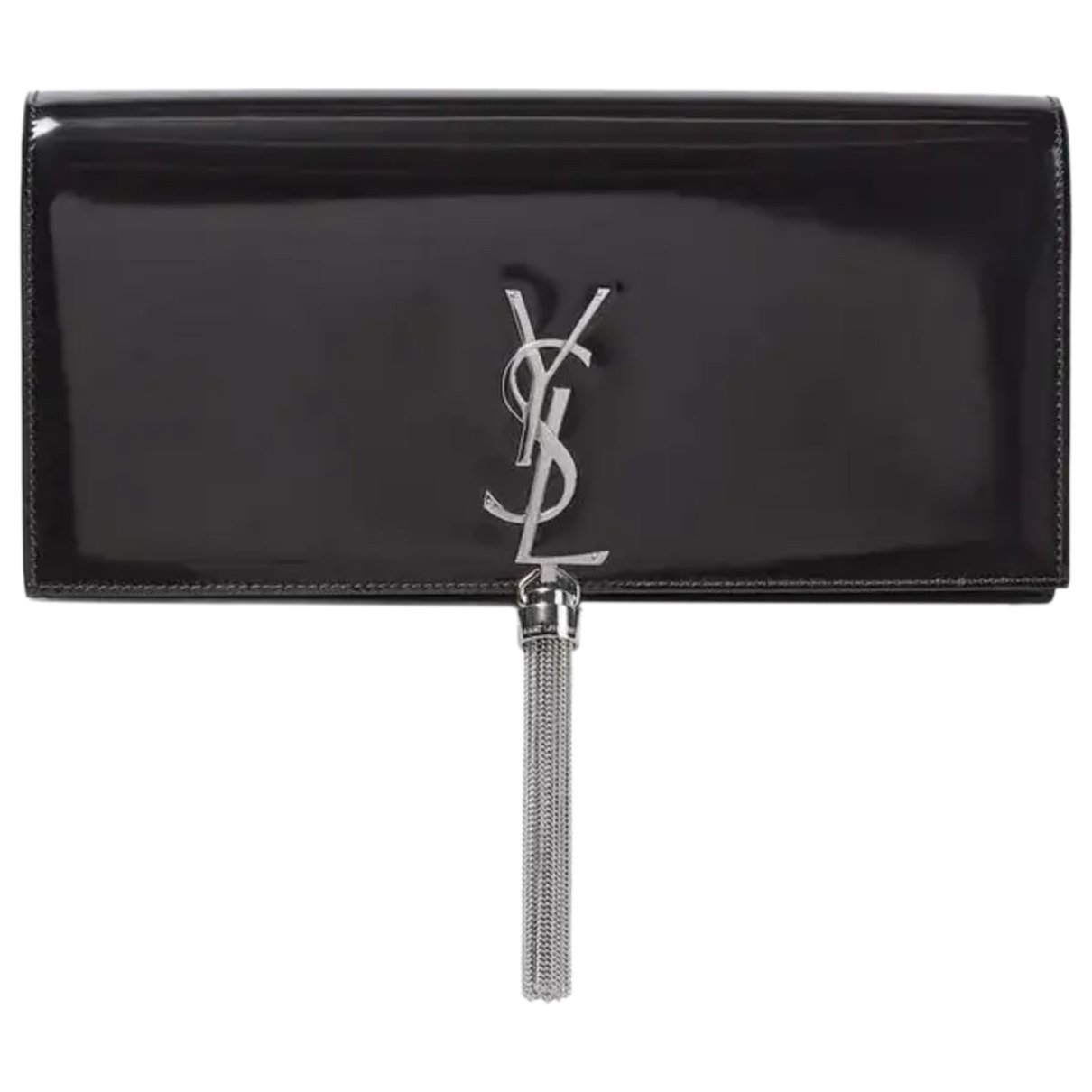 Kate monogramme patent leather clutch bag