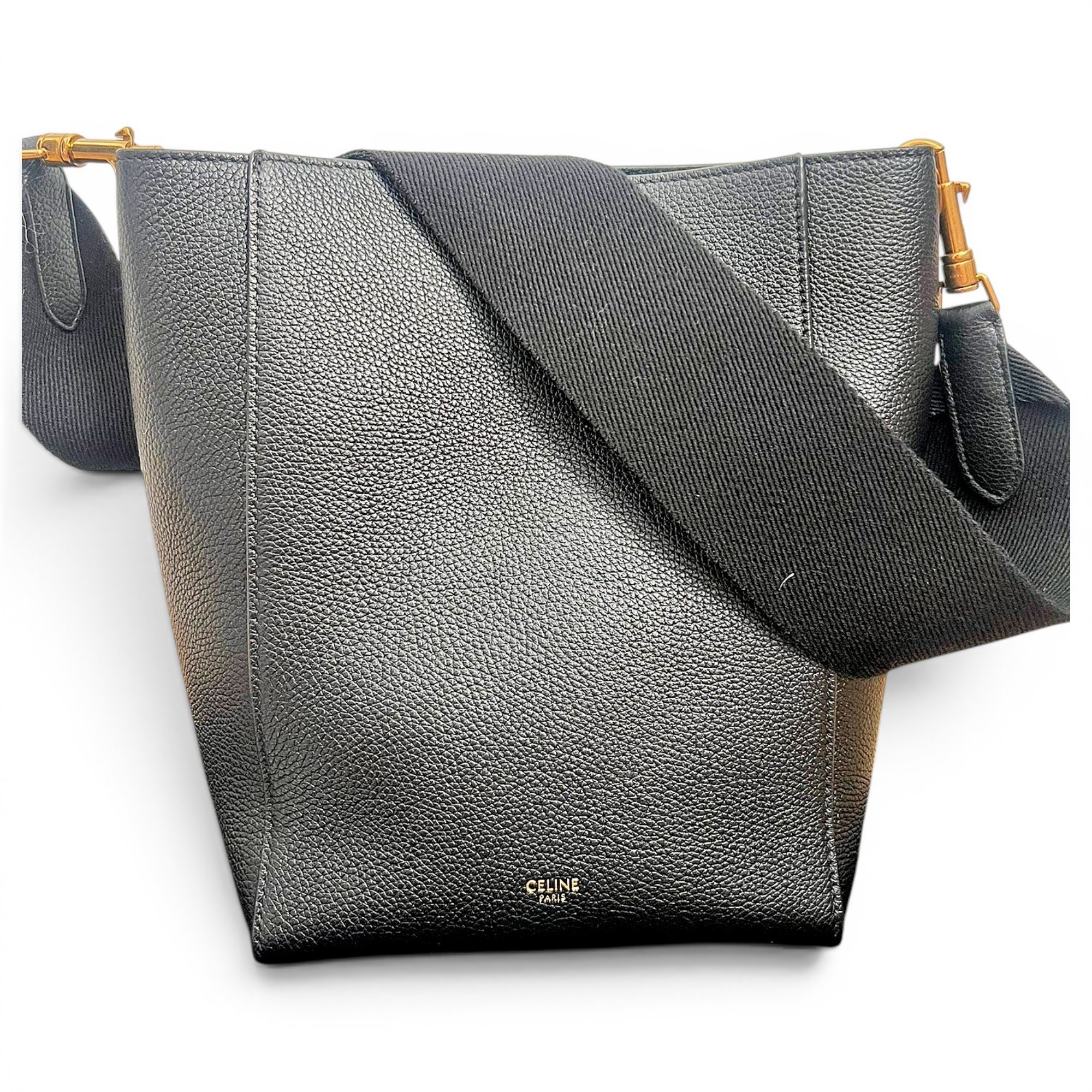 Seau Sangle leather tote