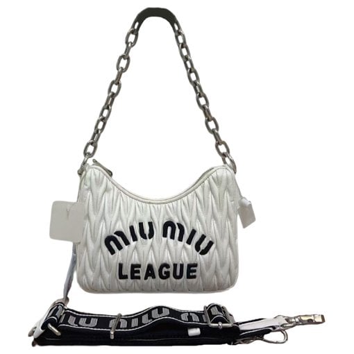 Miu Miu Matelassé leather handbag