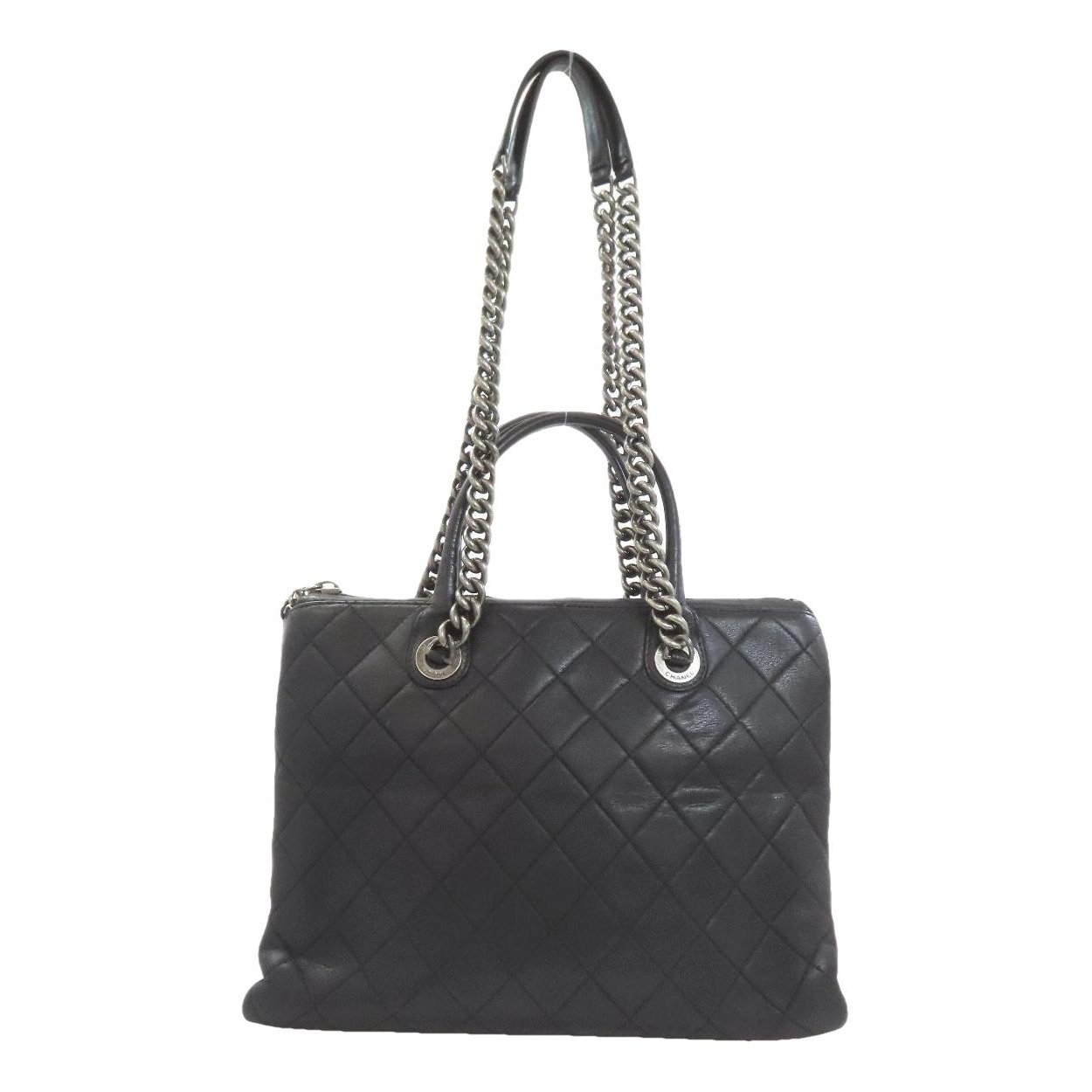 Leather tote
