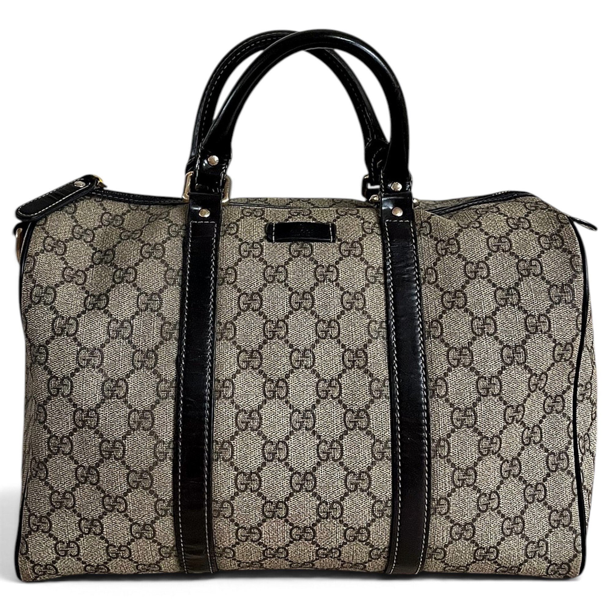 Boston leather handbag
