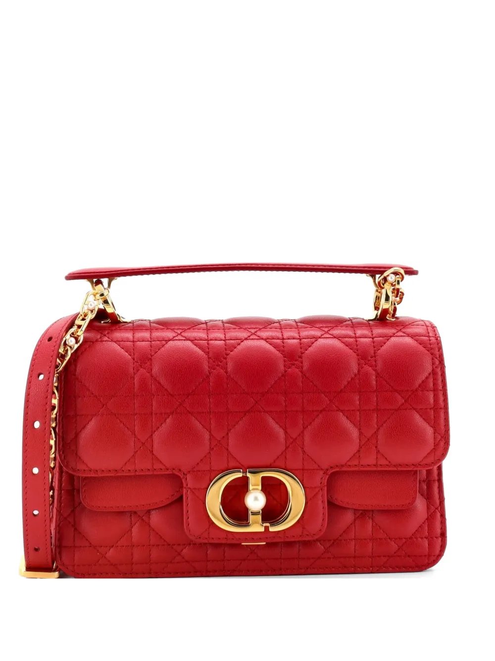 Jolie Top Handle Bag Cannage Quilt Lambskin Small satchel
