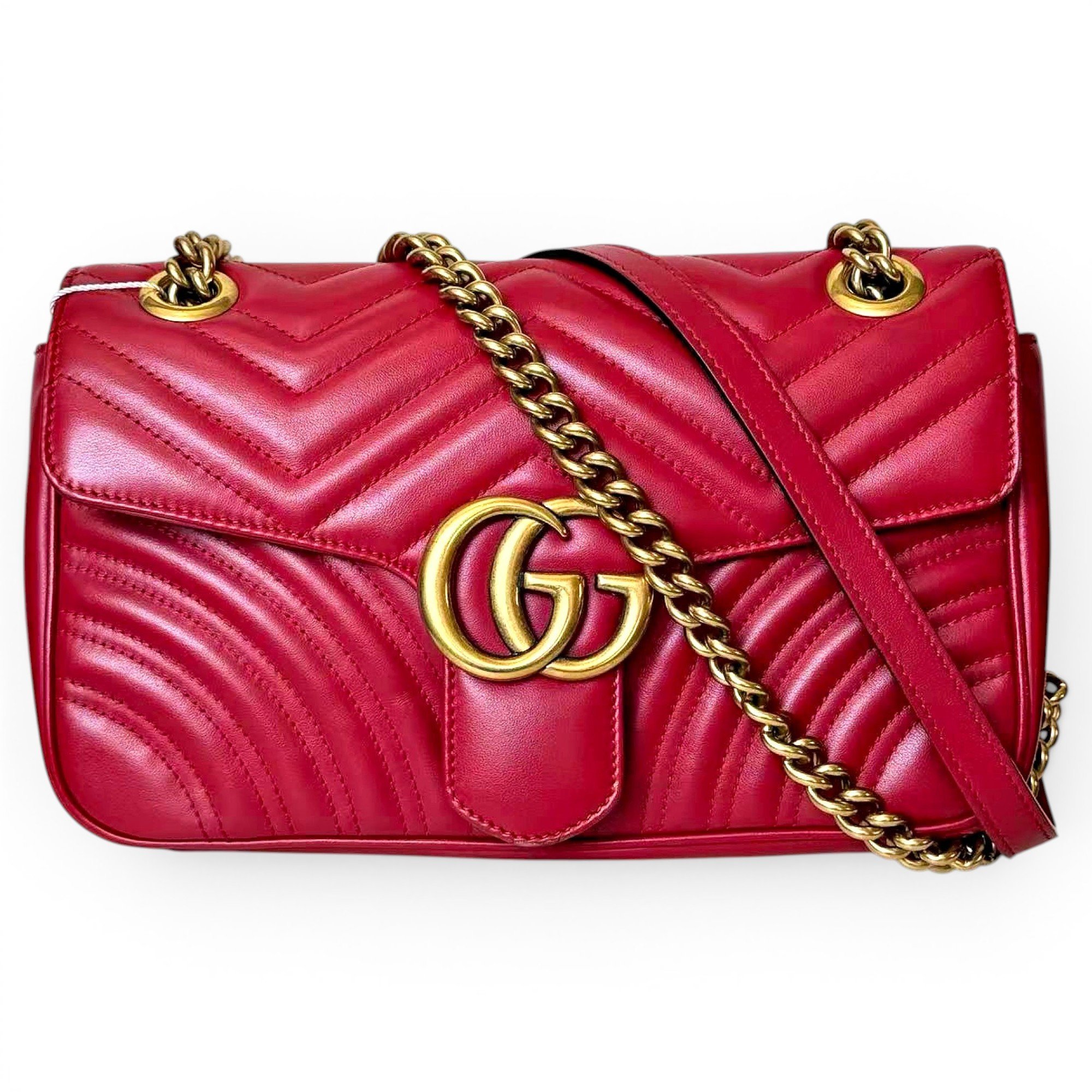 GG Marmont Flap leather handbag